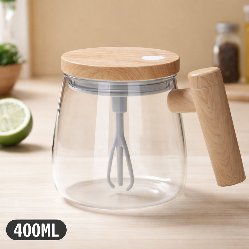 Instant Mix 400ml Glass Coffee Mug