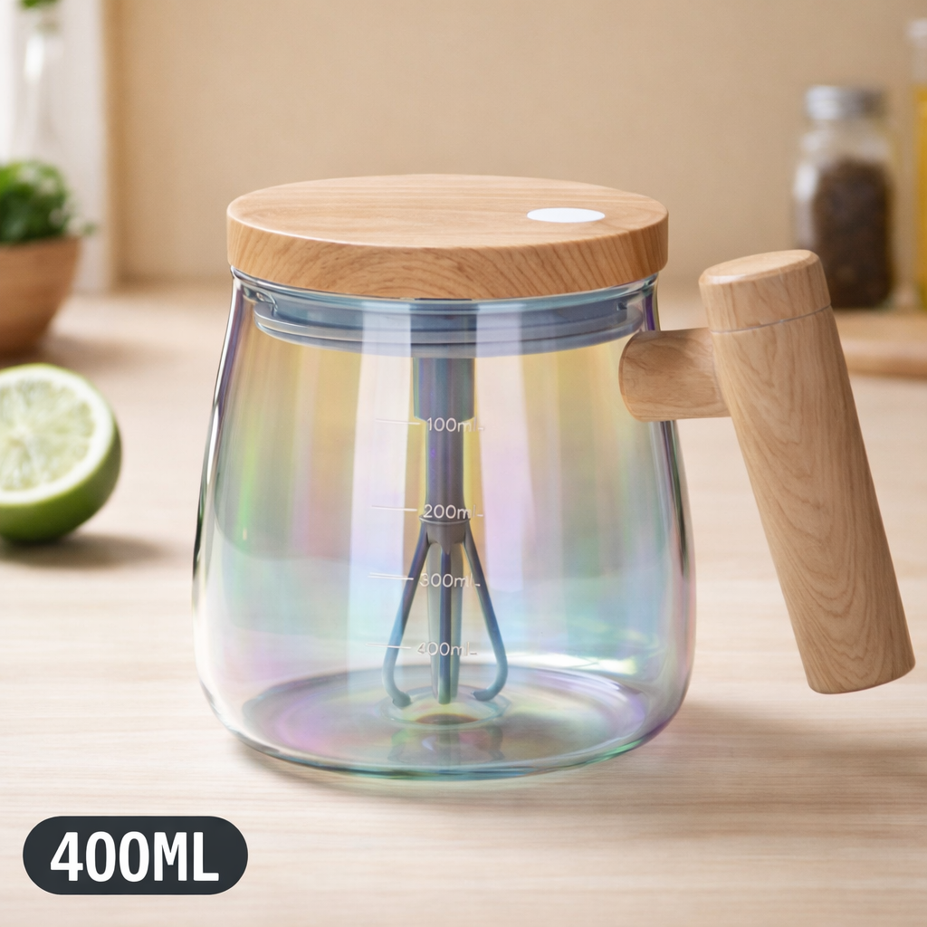 Instant Mix 400ml Glass Coffee Mug