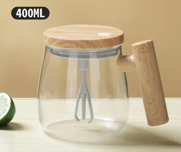Instant Mix 400ml Glass Coffee Mug