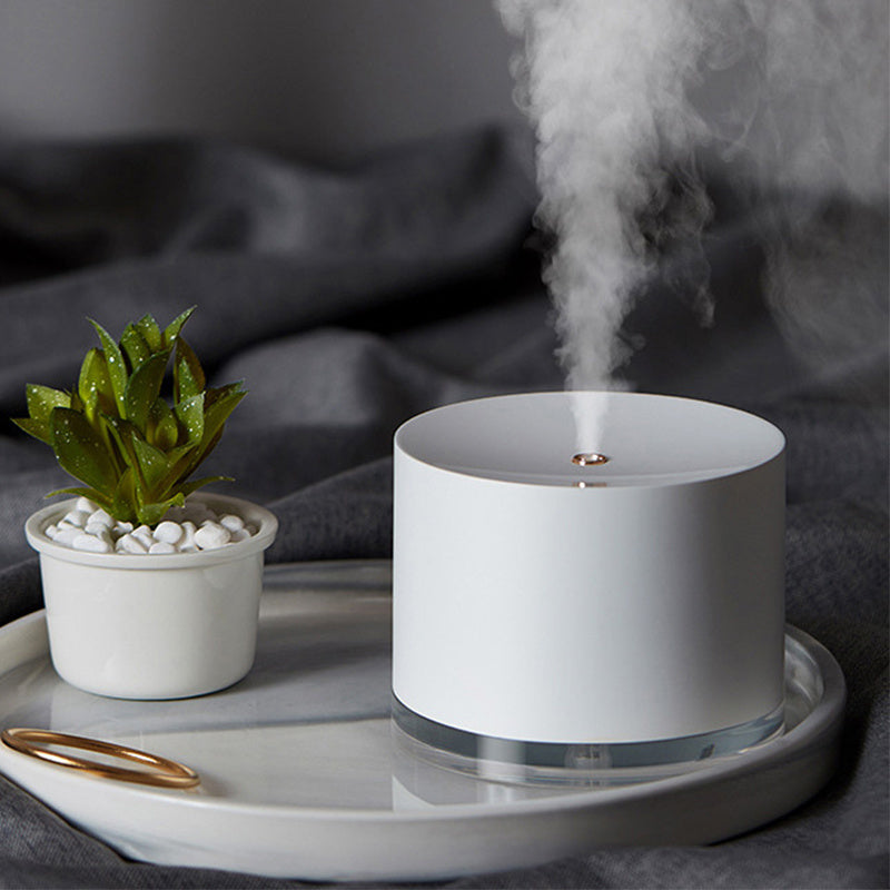 Portable ultrasonic air humidifier and aroma diffuser with USB charging