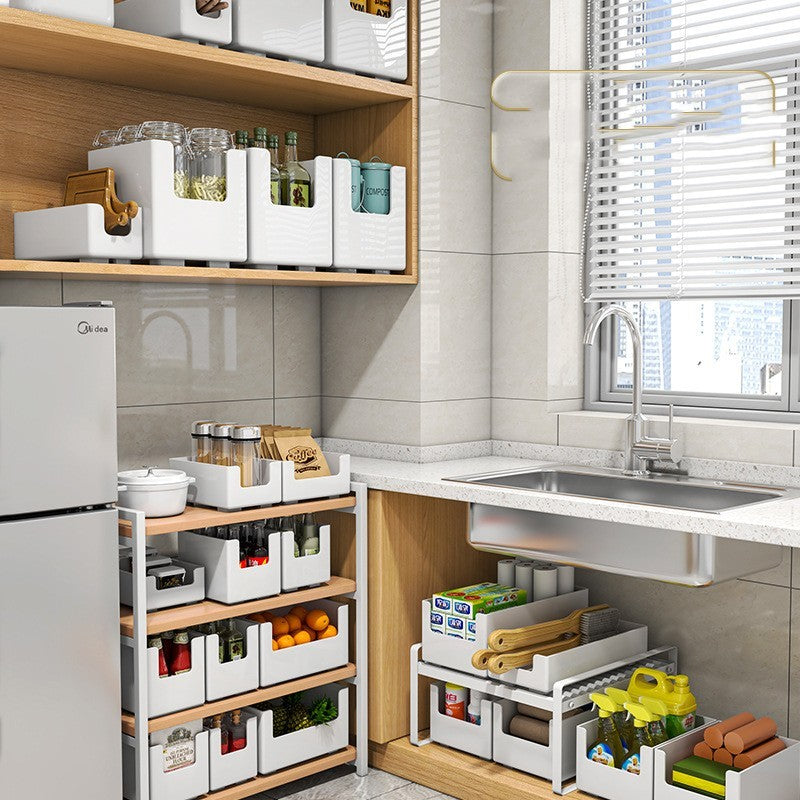 Maximize your closet space with this sleek, stackable Japanese-style storage organizer.