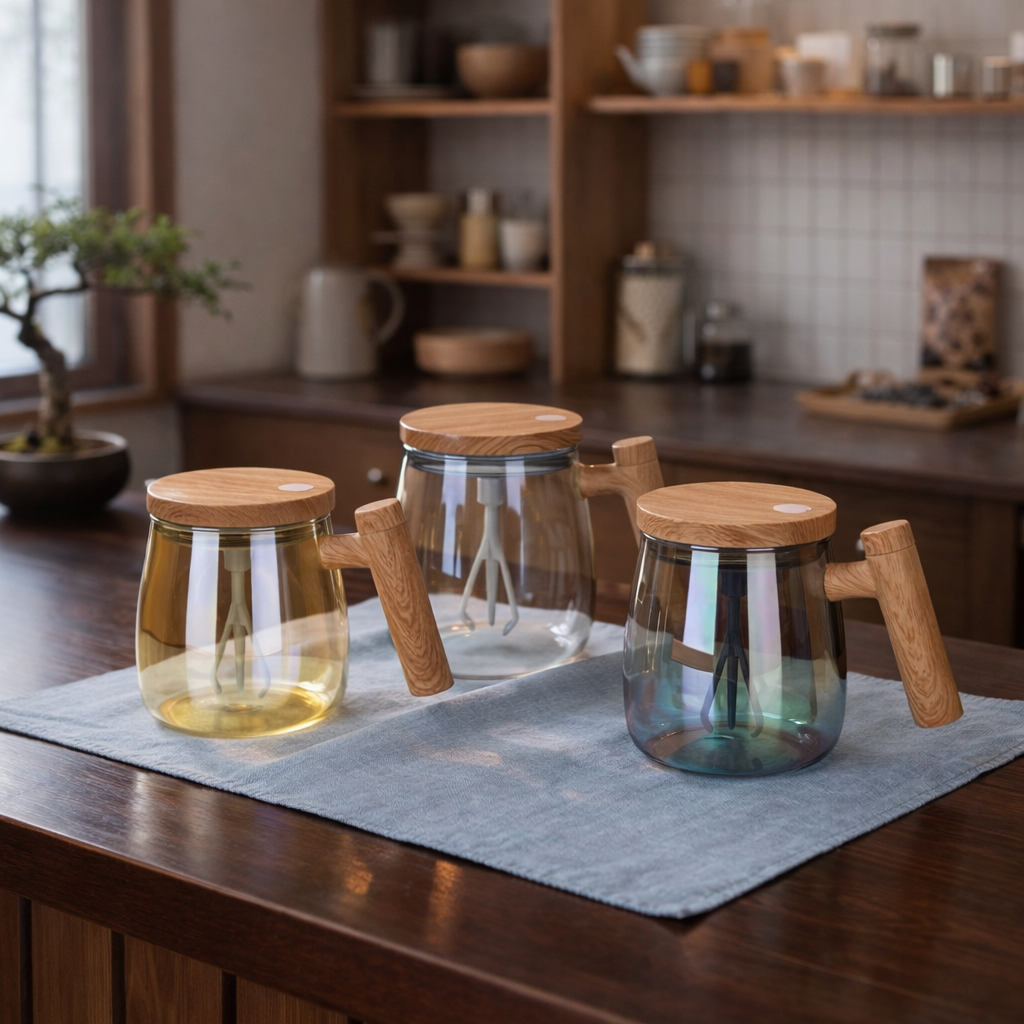 Instant Mix 400ml Glass Coffee Mug