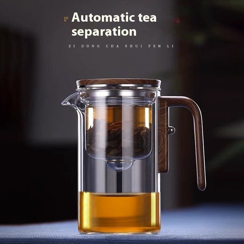 Glass Tea Pot with Magnetic Separation Filtration